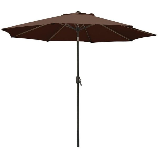 Seasonal Trends Crank Umbrella, 929 in H, 1079 in W Canopy, 1079 in L Canopy, Round Canopy, Steel Frame 60037
